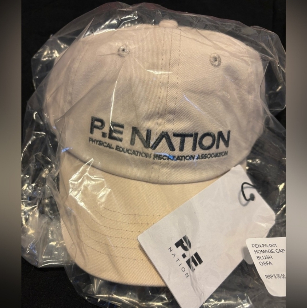 P.E Nation Women's Baseball Cap Hat Homage Blush NWT SEALED $50 RETAIL